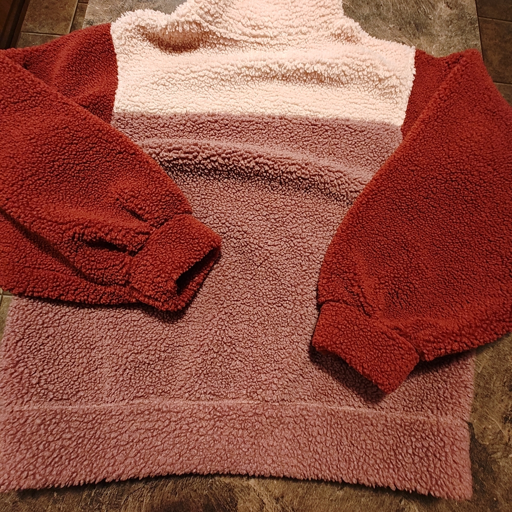 Universal Thread Multicolor Teddy Jacket - image 4